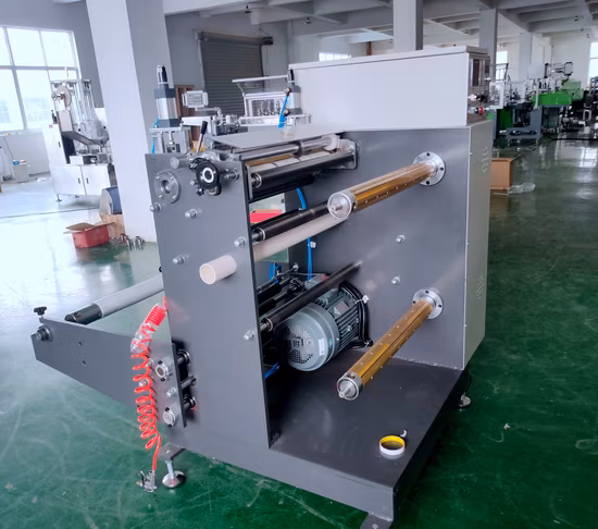 Máquina de corte de filme estirável de papel kraft, rebobinadora de cinta abrasiva, máquina de corte de rolo não tecido