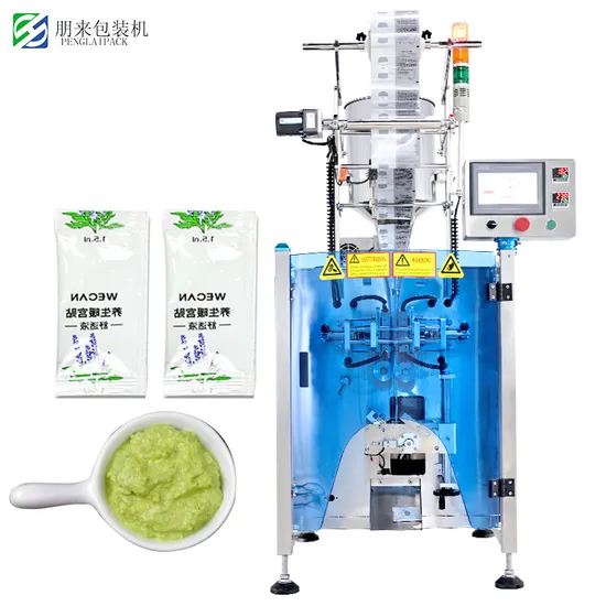 Zhongchuang Machinery Custom Automatic Três Varas de Vedação de Quatro Lados Molhos para Salada Ketchup Molho Picante Líquido Máquina de Embalagem